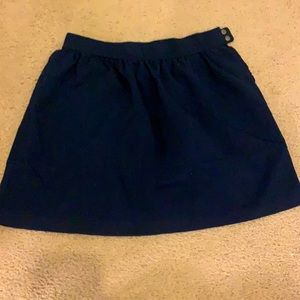 Madewell navy skirt